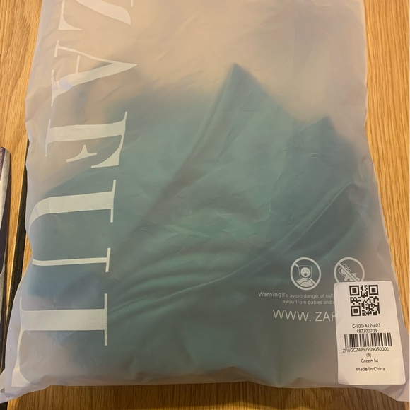 NWT Zaful Emerald Green Body Con Spaghetti strap Tie Back Dress Size 6 - Picture 7 of 7